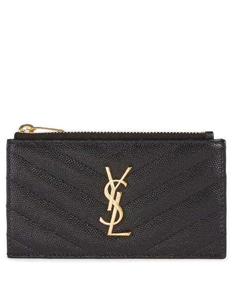 second hand ysl card holder|YSL monogram wallet price.